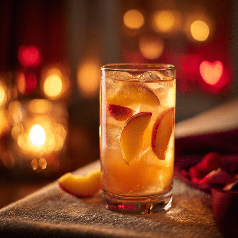 Spicy Ginger Peach Mocktail Recipe