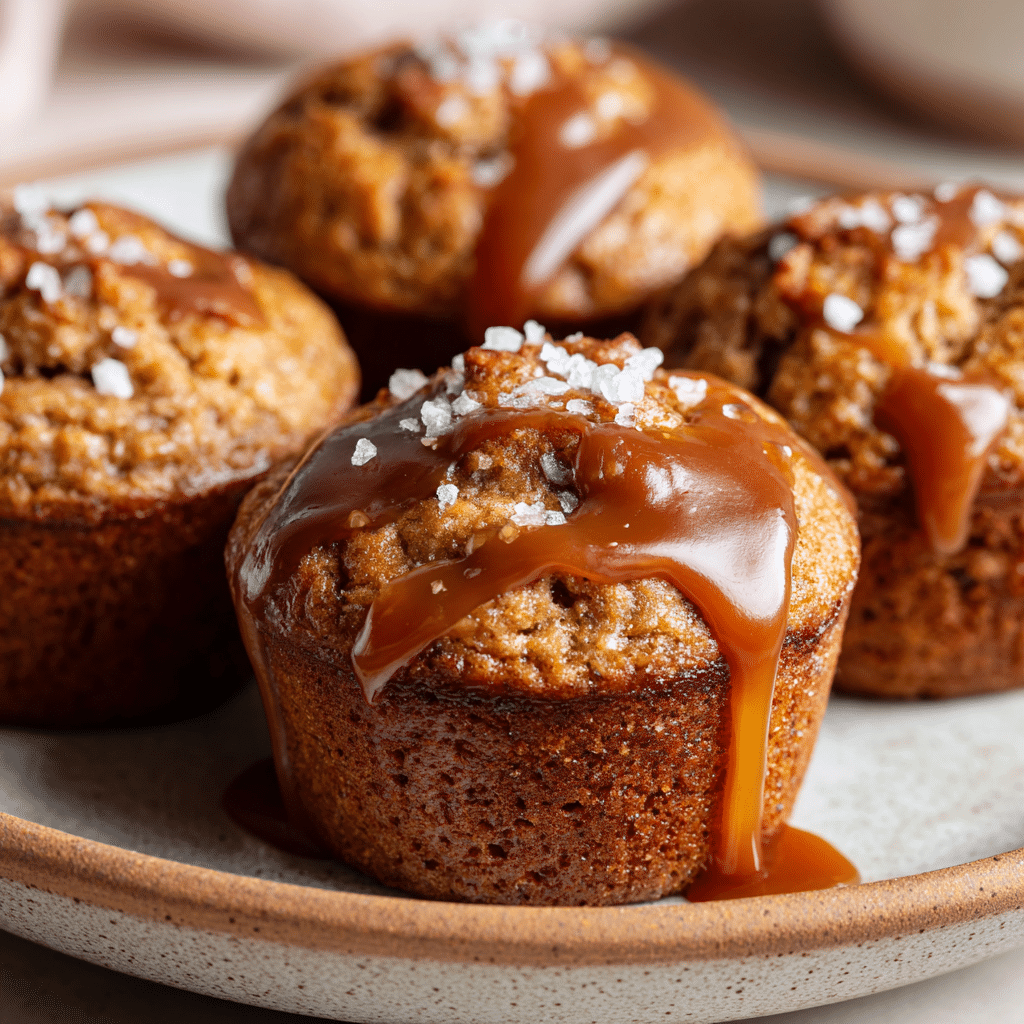 Vegan Salted Caramel Muffins Recipe - Recipe Image