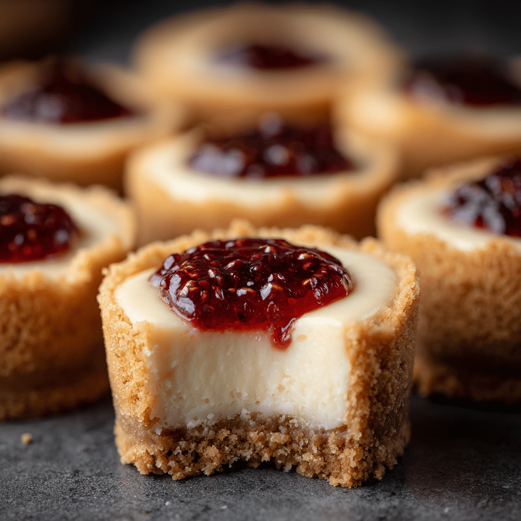 Mini Jamie Dodger Cheesecakes Recipe - Recipe Image