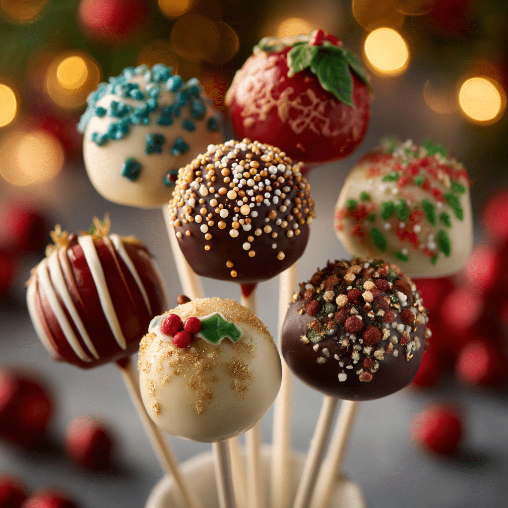 Christmas Cake Pops: 5 Sweet Ways to Spread Cheer Recipe - Recipe Image