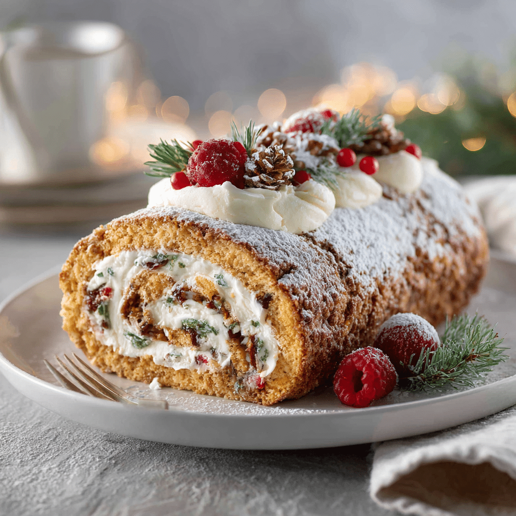 Christmas Roulade: 7 Steps to Holiday Delight Recipe - Recipe Image