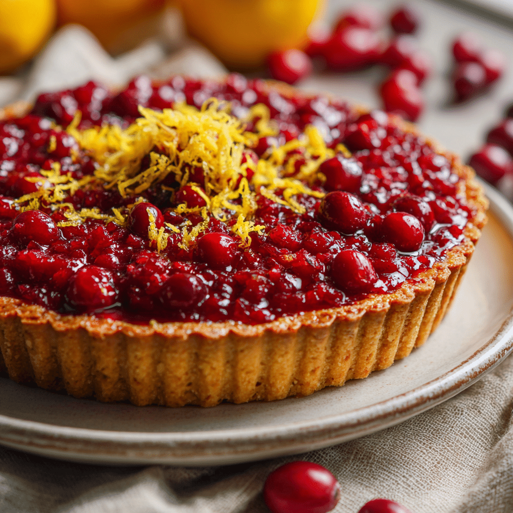 Cranberry Orange Tart: 5 Steps to Pure Joy Recipe - Recipe Image