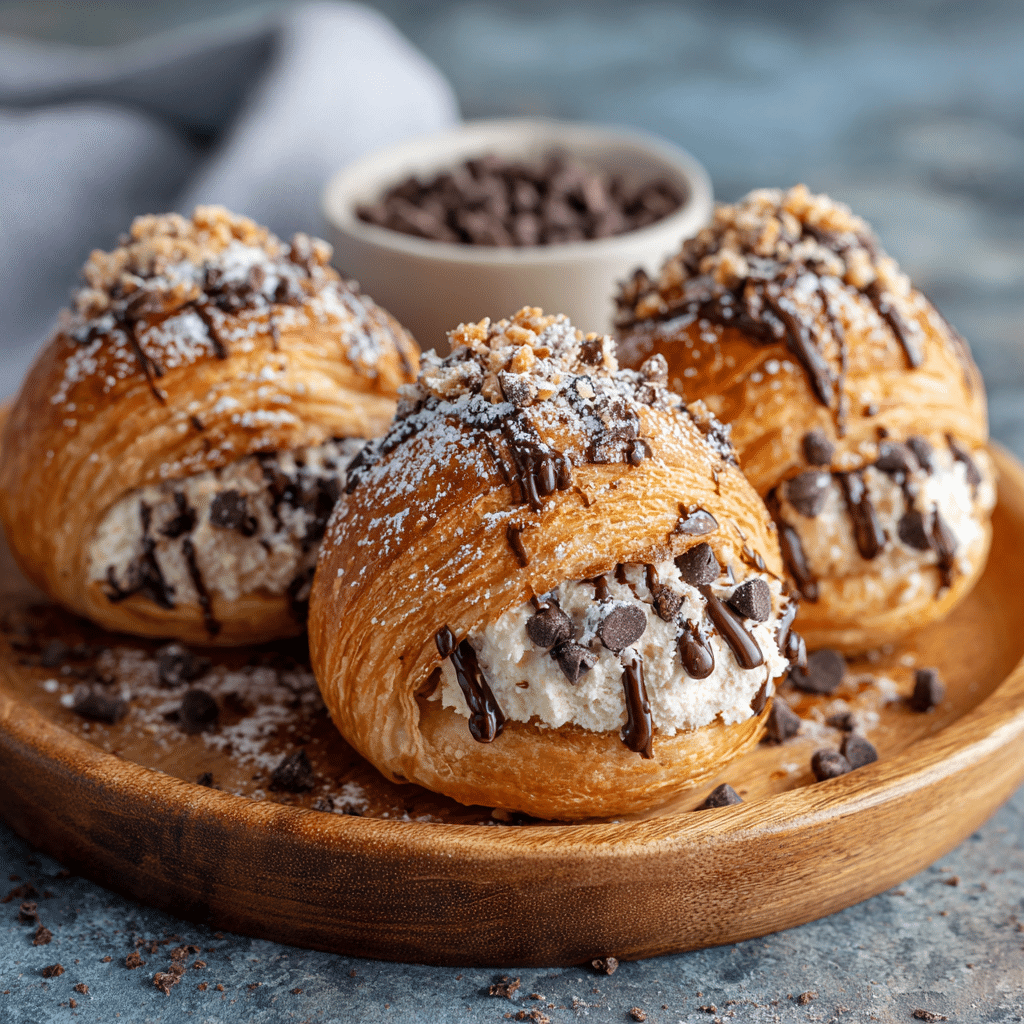 Croissant Cookie Dough Bombs Recipe - Recipe Image