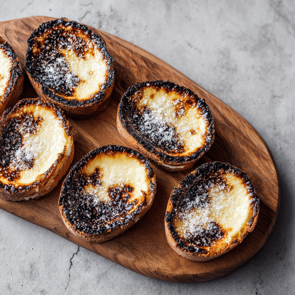 Burnt Basque Cheesecake Toasts Recipe - Recipe Image