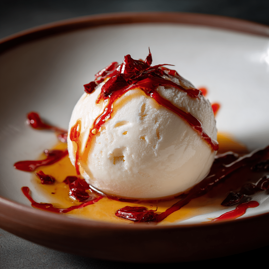 Chili Oil Ice Cream Drizzle Recipe - Recipe Image