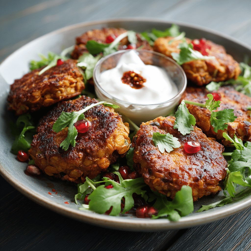 Crispy Lentil Breakfast Fritters Recipe - Recipe Image