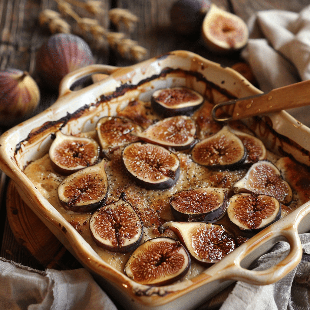 Soft Fig & Honey Breakfast Bake Recipe - Recipe Image