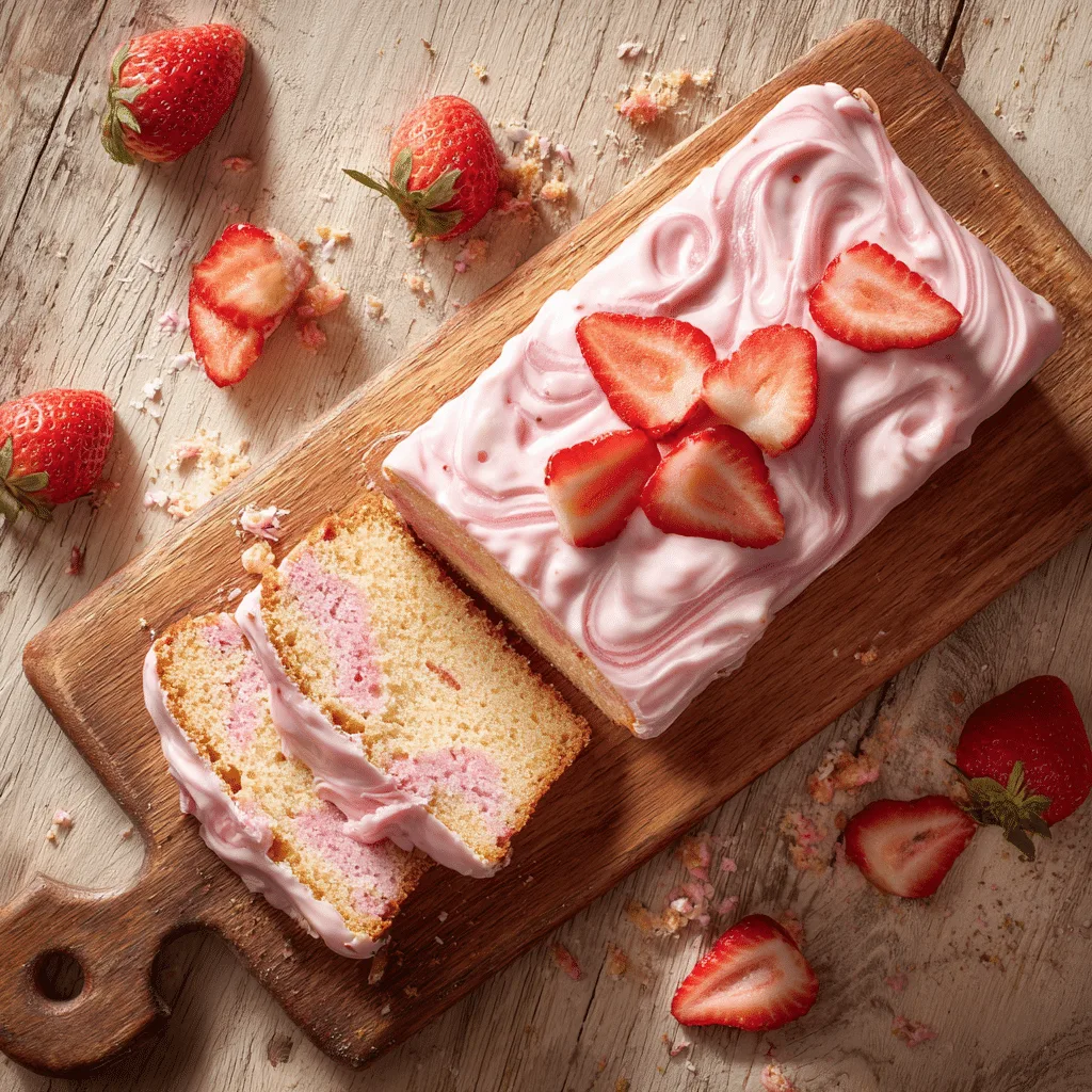 Strawberry Yogurt Cake Recipe - Recipe Image
