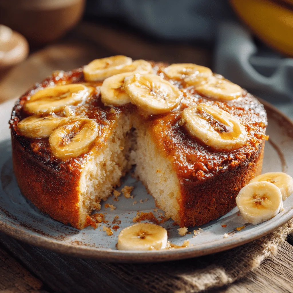 Soft Banana Breakfast Cake Recipe - Recipe Image