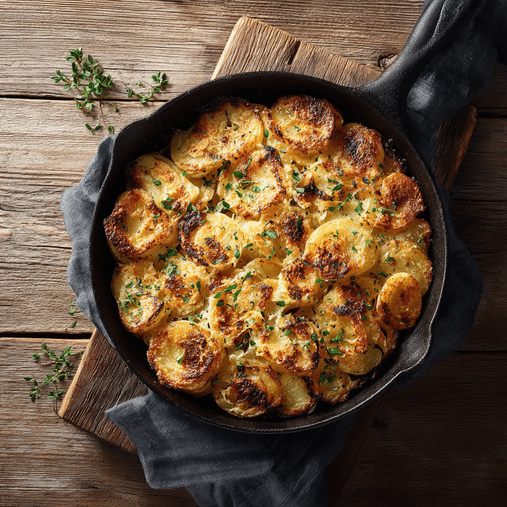 Savory Potato & Onion Skillet Recipe - Recipe Image