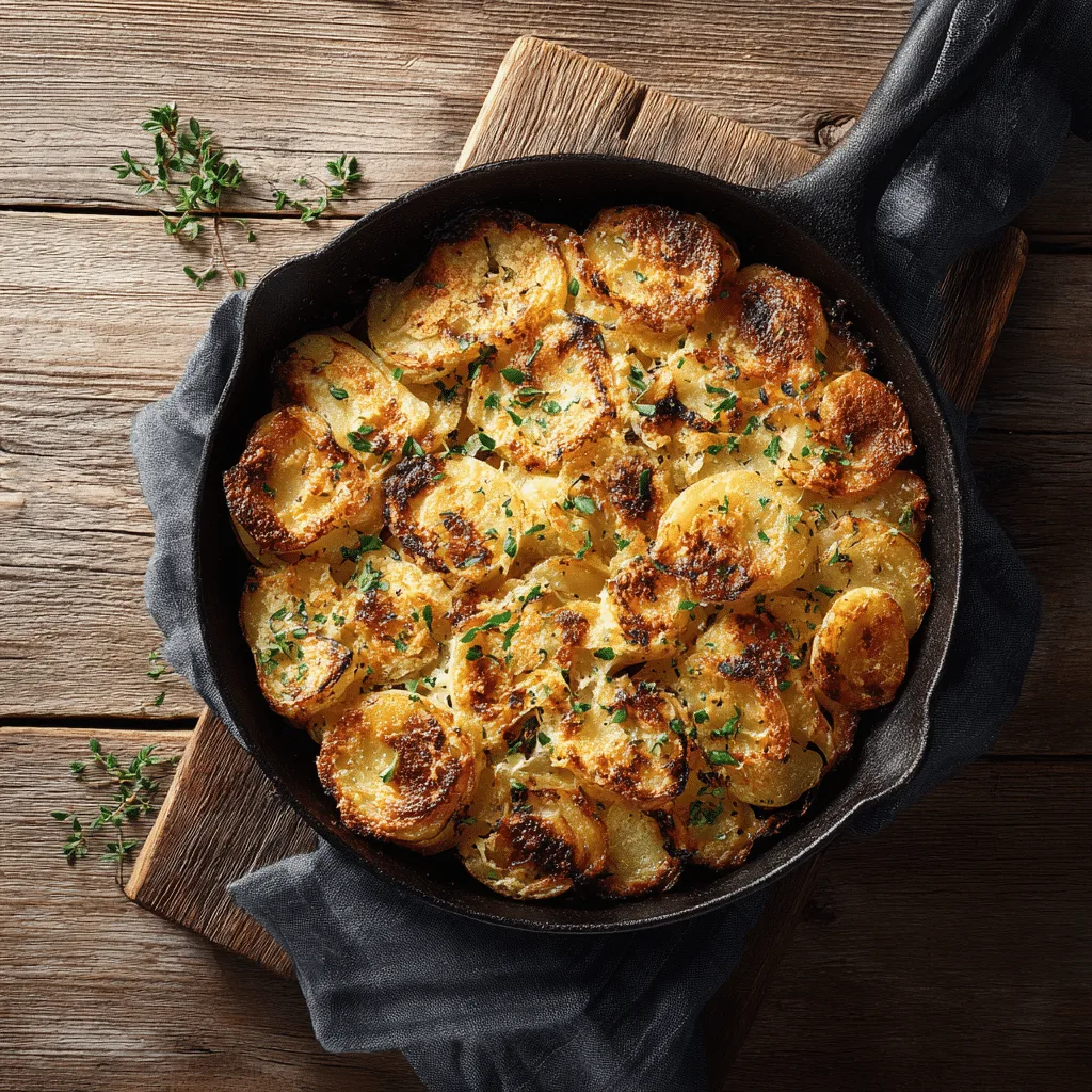 Savory Potato & Onion Skillet Recipe - Recipe Image