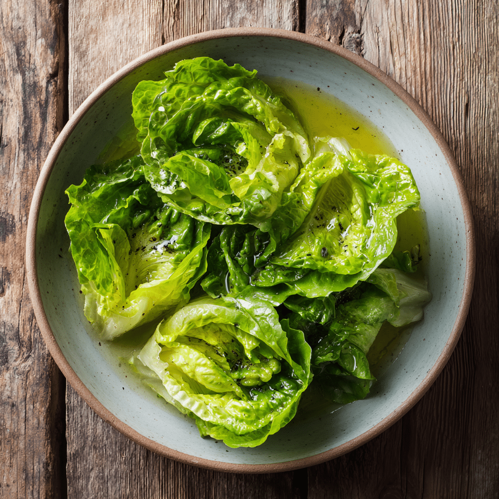 Simple Lemon Olive Oil Green Salad Recipe - Recipe Image