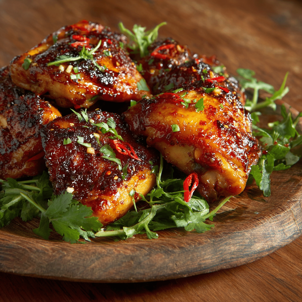Simple Spicy Honey Chicken Recipe - Recipe Image
