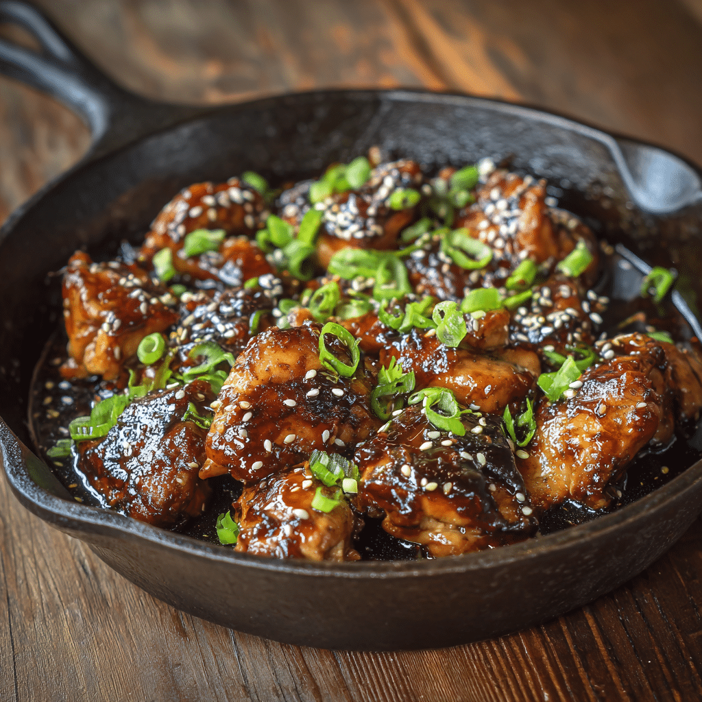 Simple Teriyaki Chicken Skillet Recipe - Recipe Image