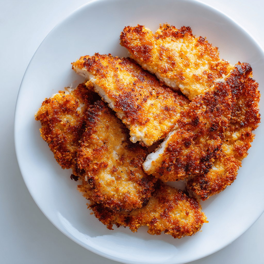 Simple Crispy Chicken Cutlets Recipe - Recipe Image