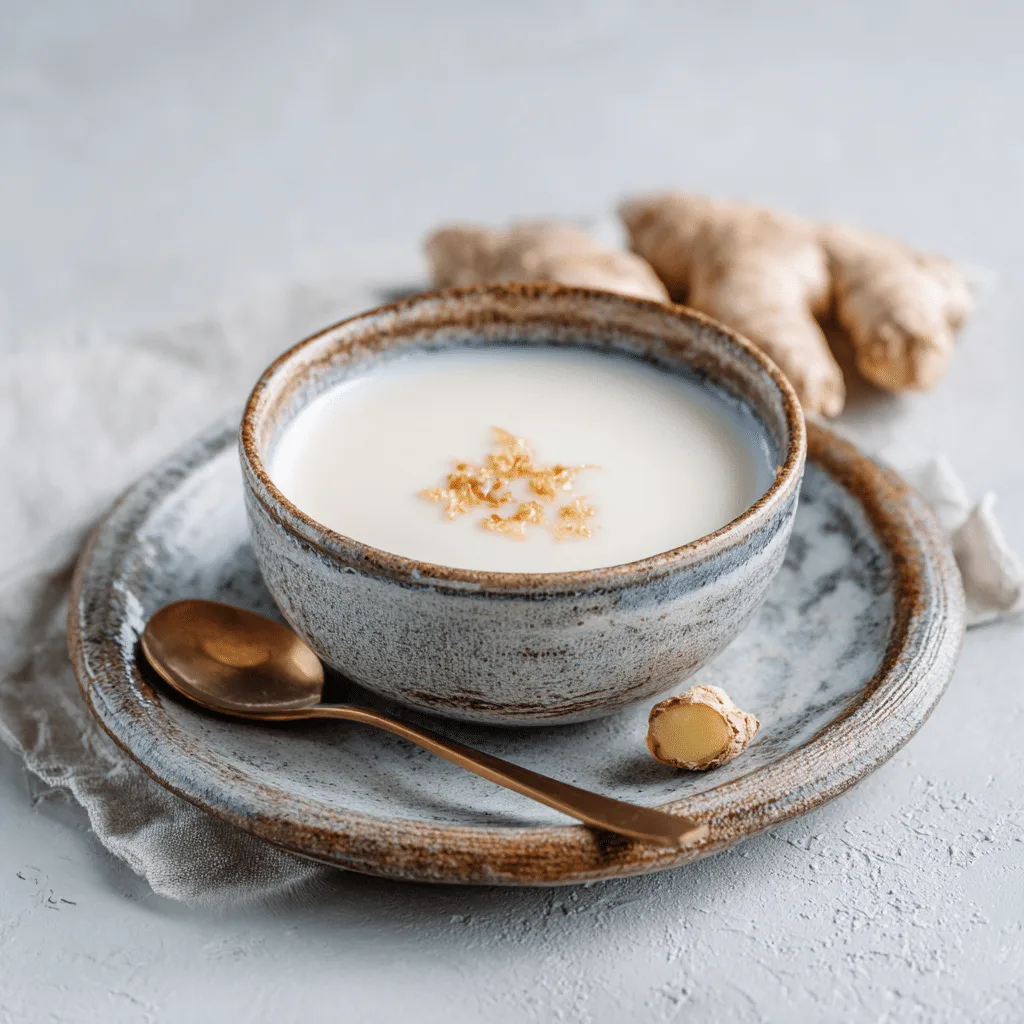 Ginger Milk Pudding Recipe - Recipe Image