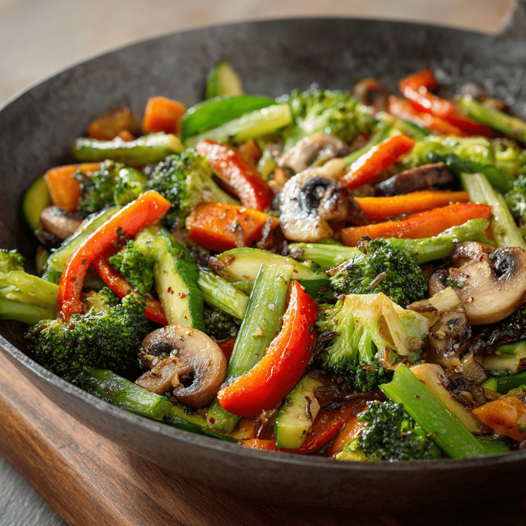 ▢1 pound mixed vegetables of your choice cut into bite size (We usually use broccoli, carrots, bell pepper, zucchini, mushrooms, and snow peas) Recipe - Recipe Image