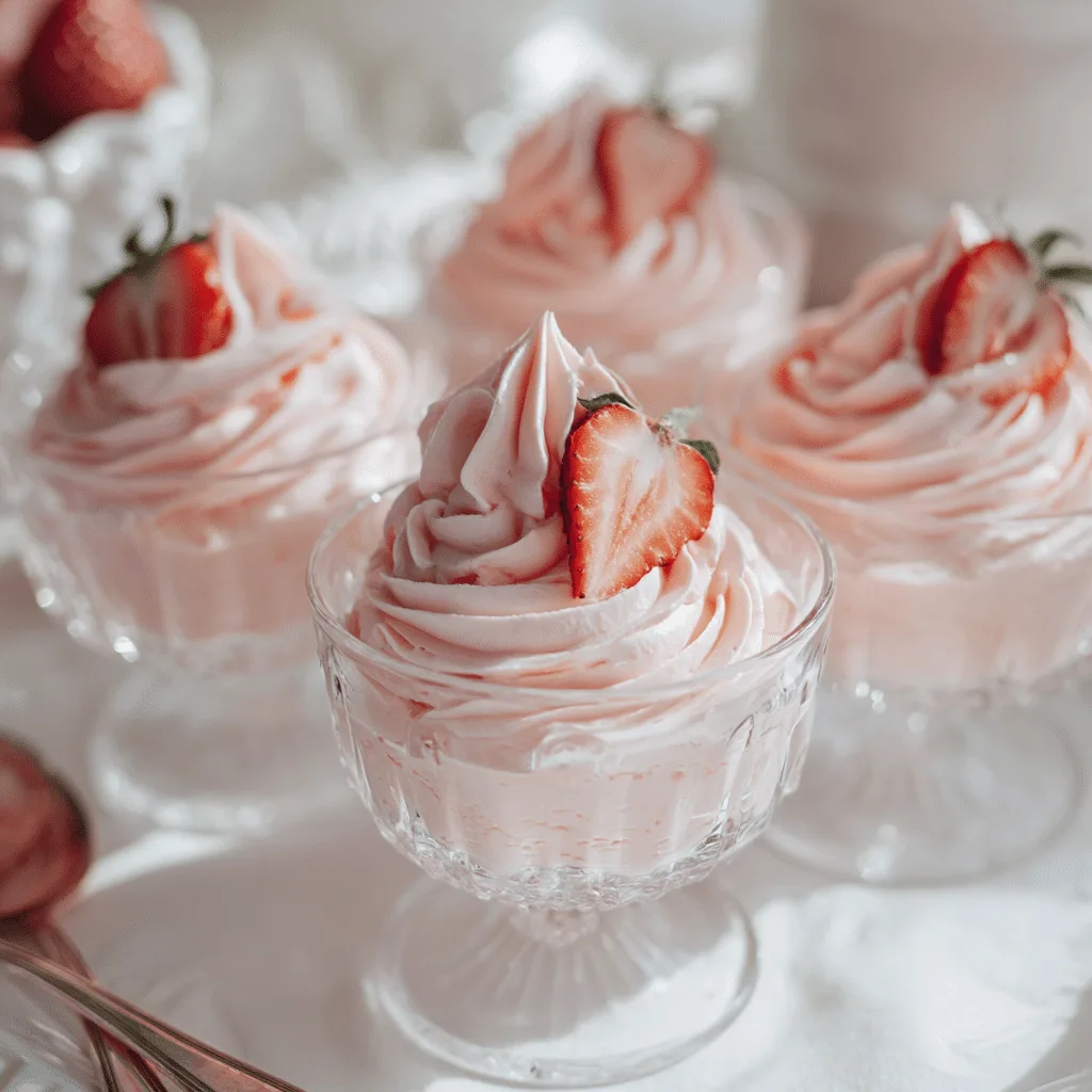 Strawberry Cheesecake Mousse Cups Recipe