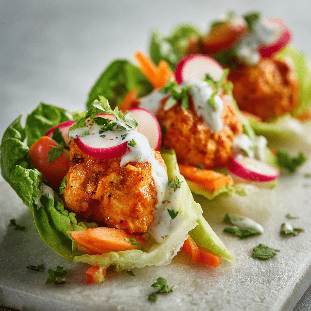 Buffalo Chicken Lettuce Bowl Recipe - Recipe Image