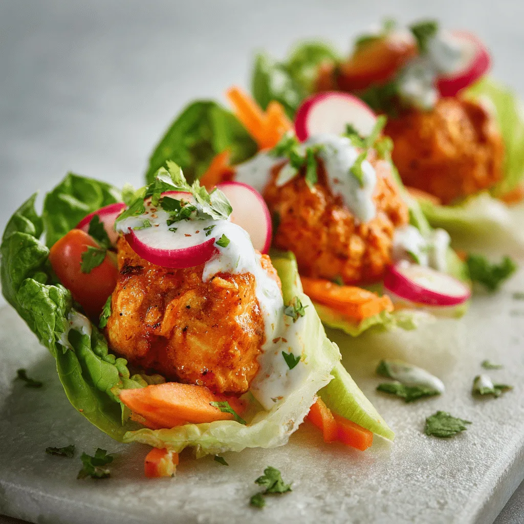 Buffalo Chicken Lettuce Bowl Recipe - Recipe Image