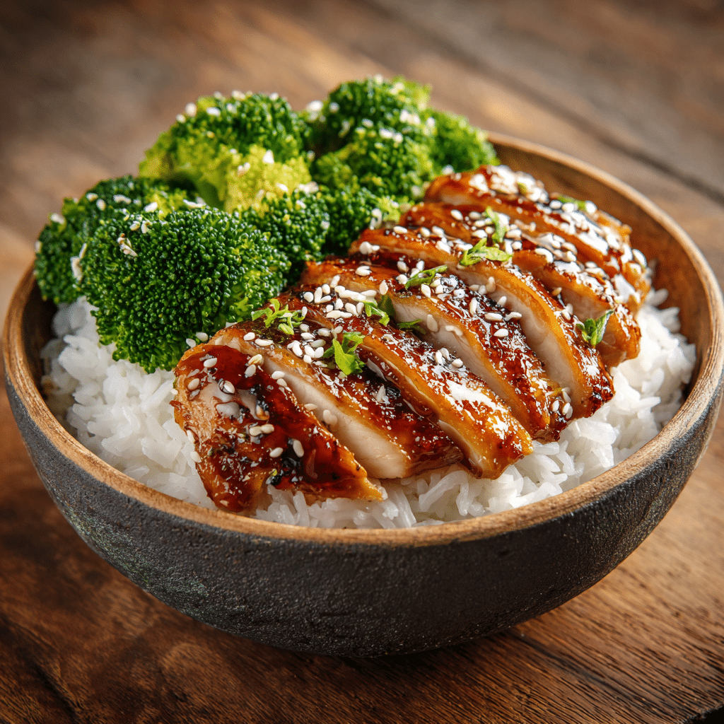 Teriyaki Light Chicken Bowl Recipe - Recipe Image