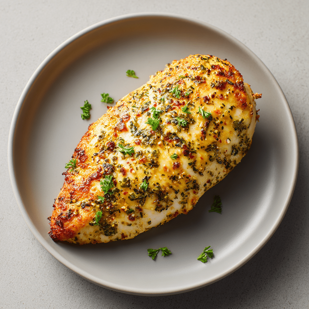 Air Fryer Mustard Herb Chicken Recipe - Recipe Image