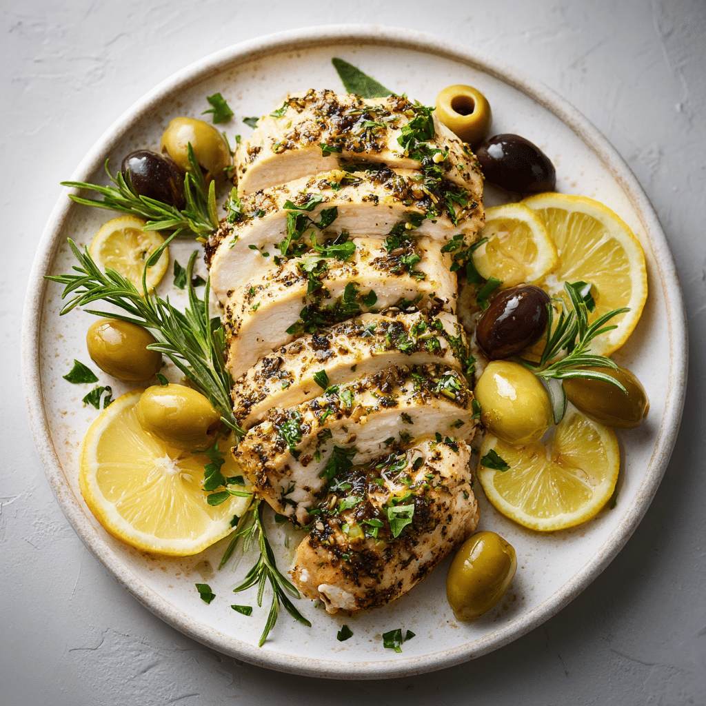 Air Fryer Mediterranean Chicken Recipe - Recipe Image