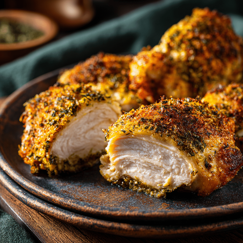 Air Fryer Herb Chicken Thighs (Skinless) Recipe - Recipe Image