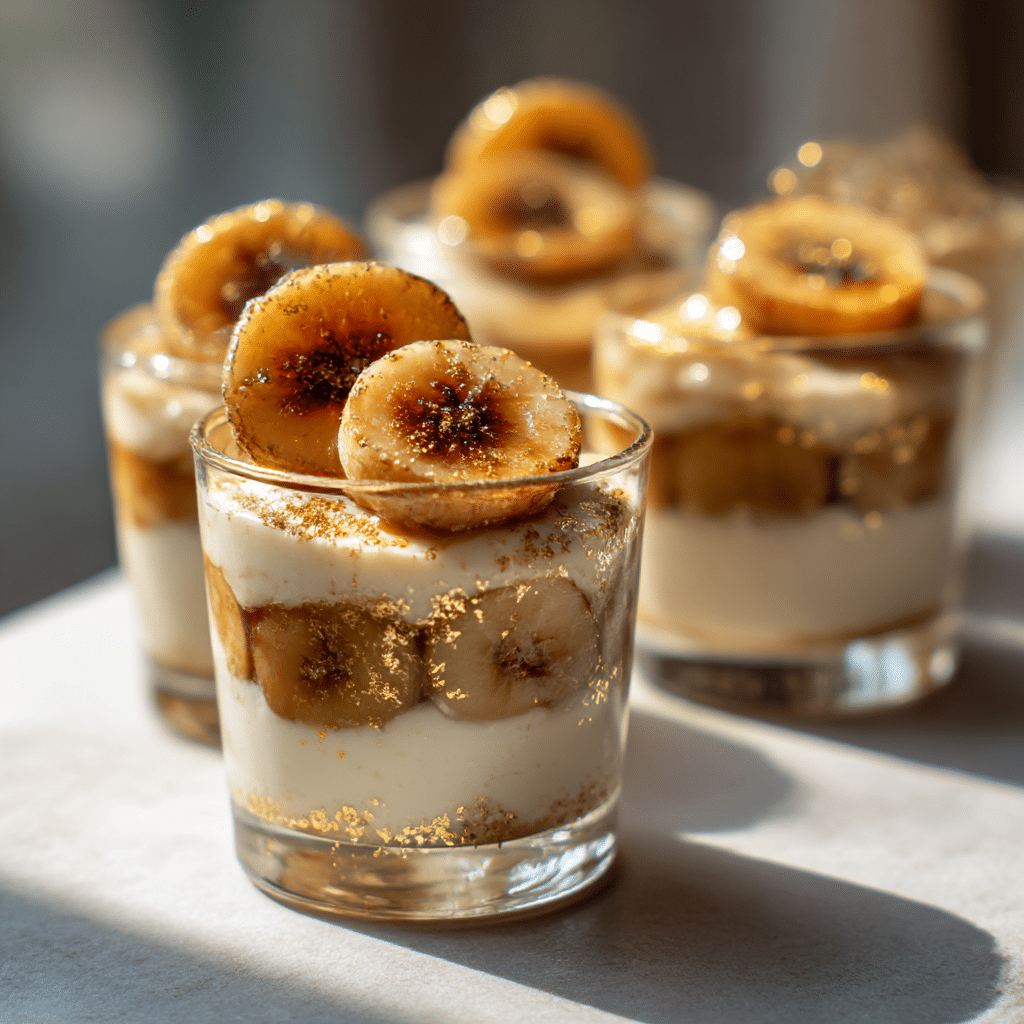 Caramel Banana Mini Cups Recipe - Recipe Image
