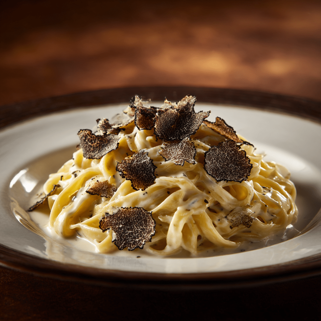 Truffle Cream Pasta Recipe - Recipe Image
