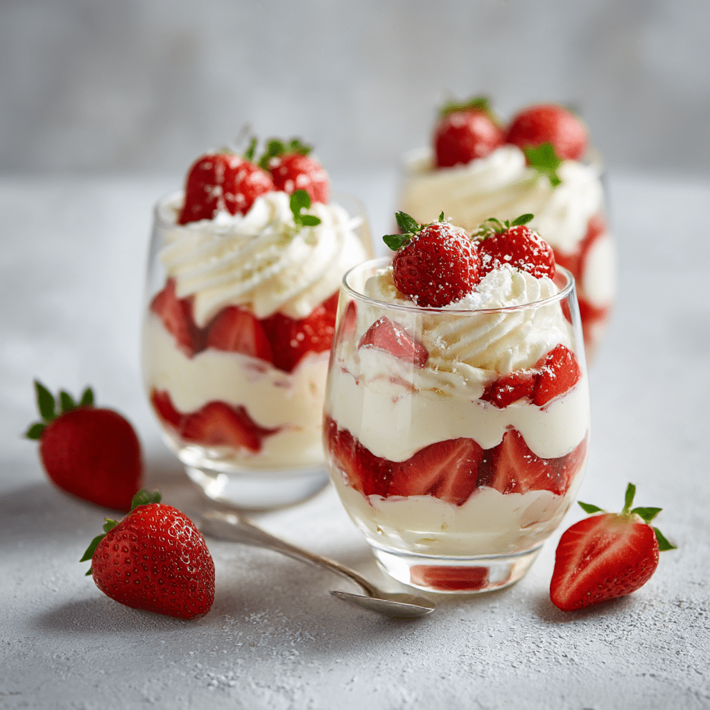 Strawberry Vanilla Chantilly Verrines Recipe - Recipe Image