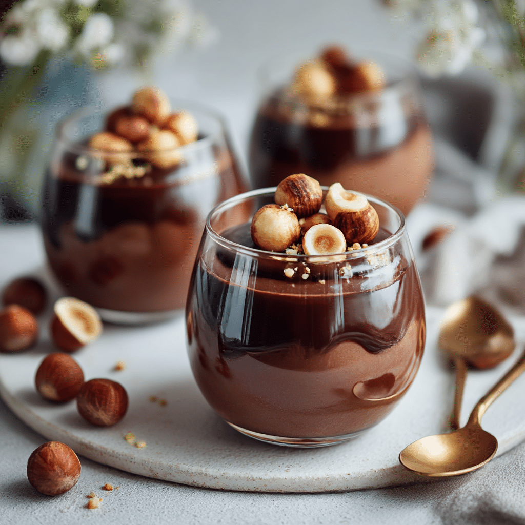 Chocolate Hazelnut Mini Mousse Recipe - Recipe Image