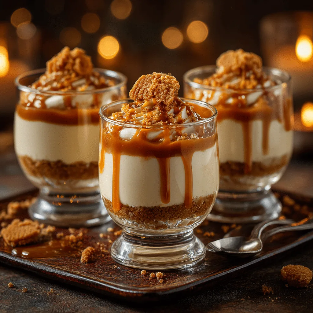 Caramel Lotus Cheesecake Cups Recipe - Recipe Image