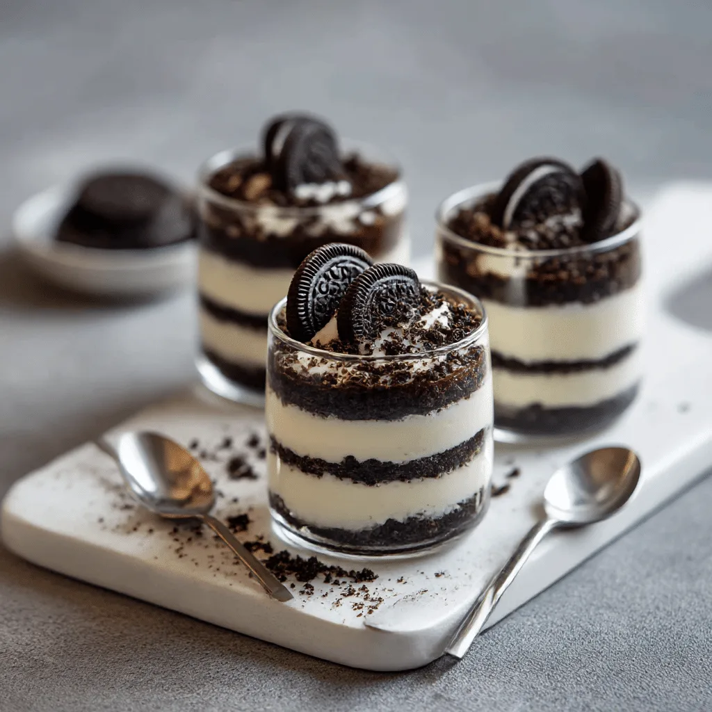 Oreo Cheesecake Cups Recipe - Recipe Image