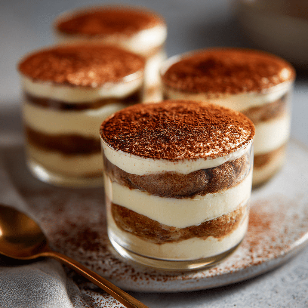Tiramisu Mini Cups Recipe - Recipe Image