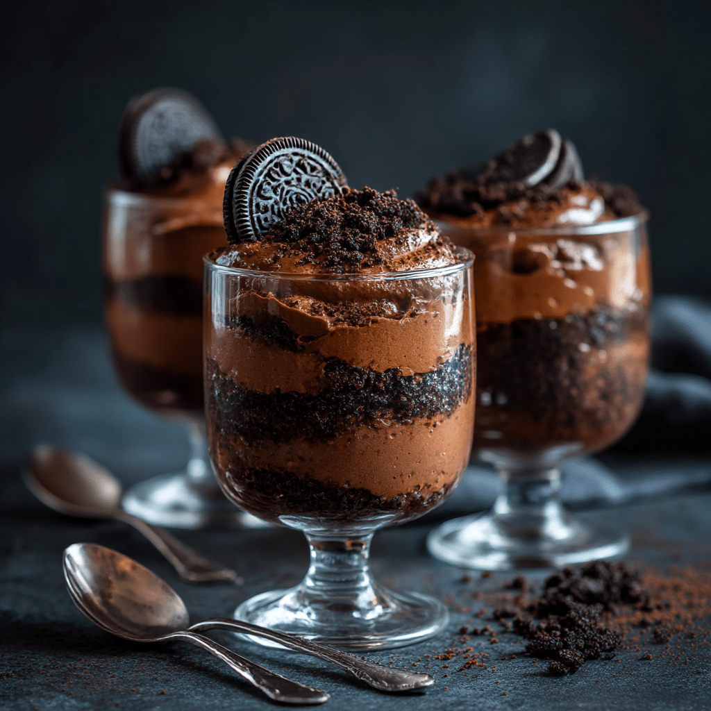 Oreo Chocolate Mousse Recipe - Recipe Image
