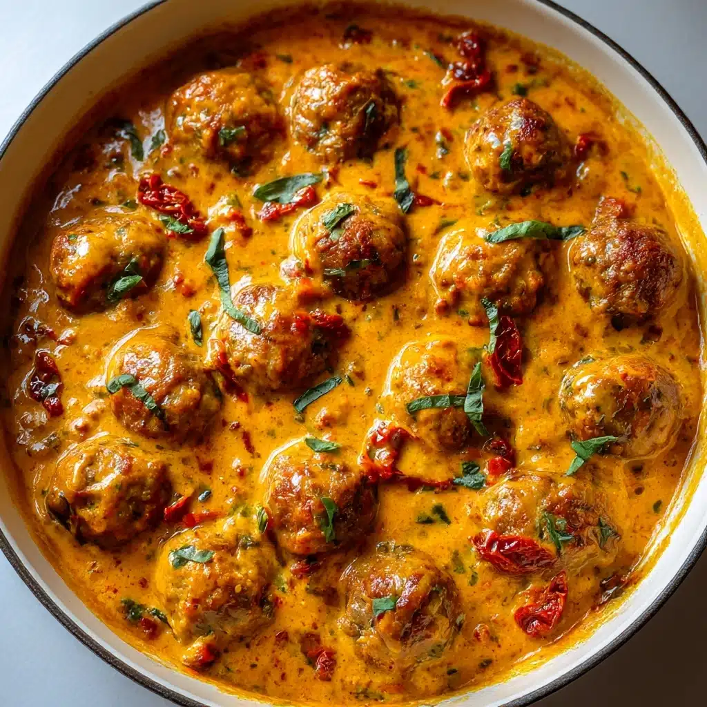Marry Me Chicken Meatballs Recipe - Recipe Image