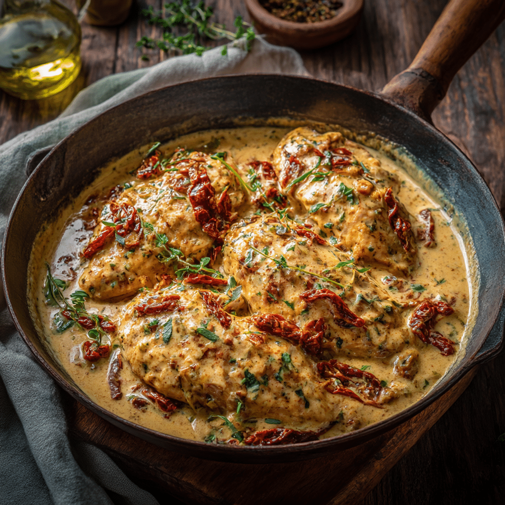 Creamy Tuscan Chicken Recipe - Recipe Image