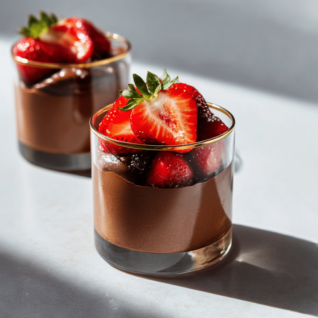 Chocolate Strawberry Dessert Cups Recipe - Recipe Image