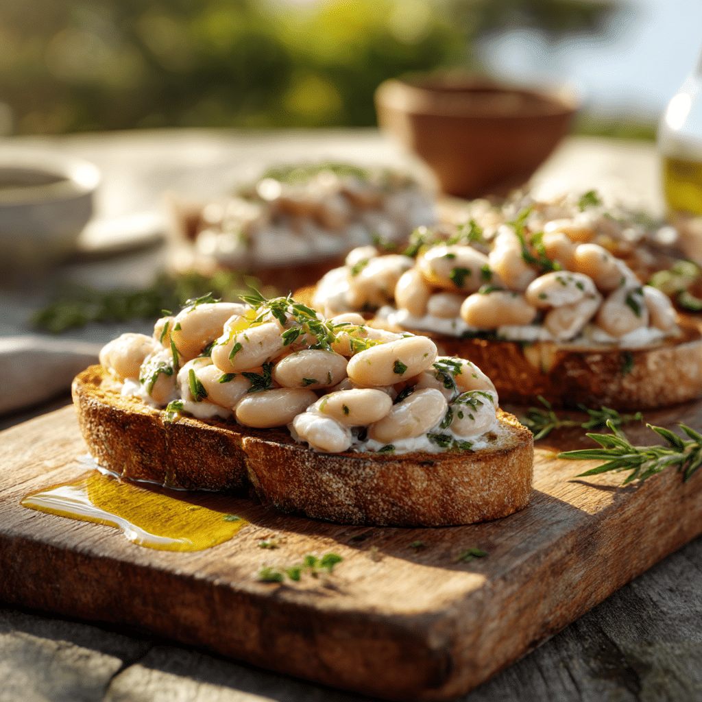 Italian White Bean Bruschetta Recipe - Recipe Image