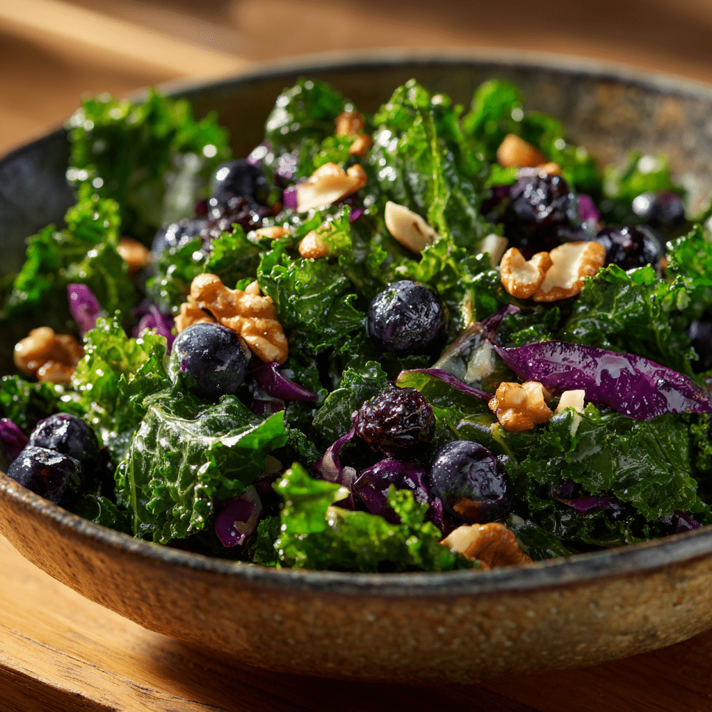 Kale Blueberry Salad Recipe - Recipe Image