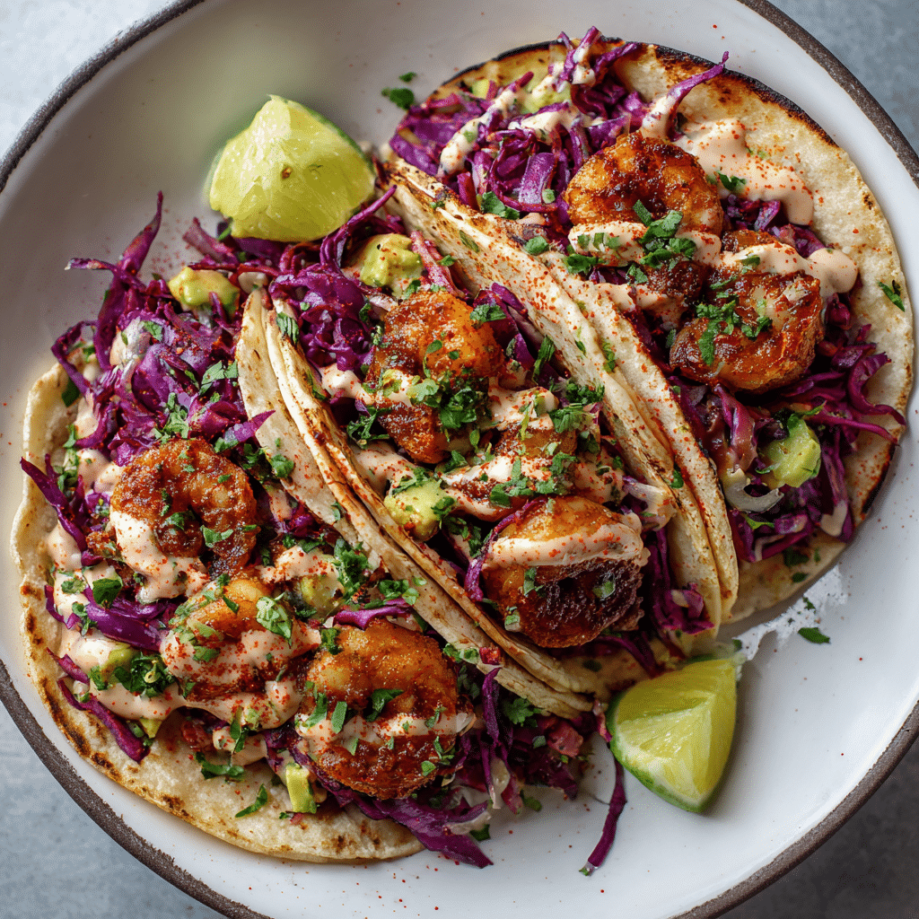 Best Spicy Shrimp Tacos Recipe - Recipe Image