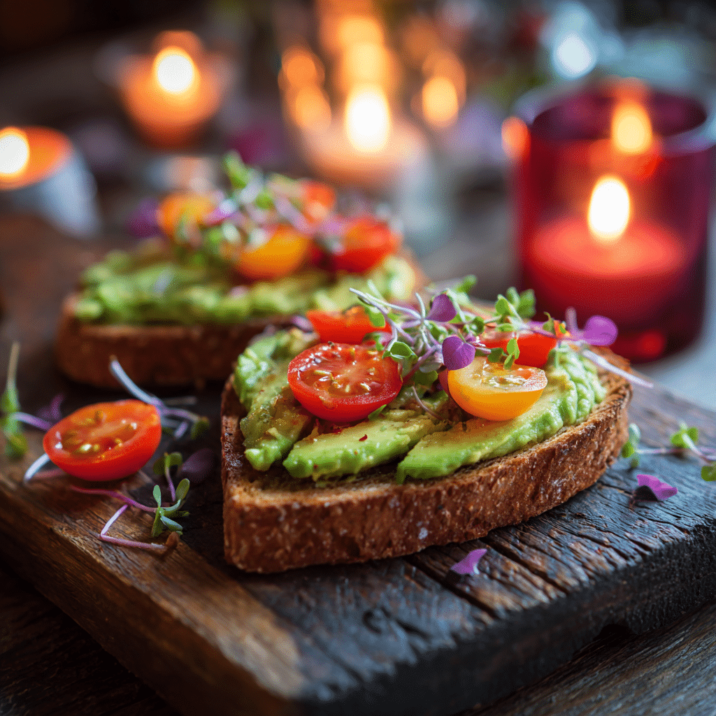Heart Toasts with Avocado & Tomato: Fresh Love Bites Recipe - Recipe Image