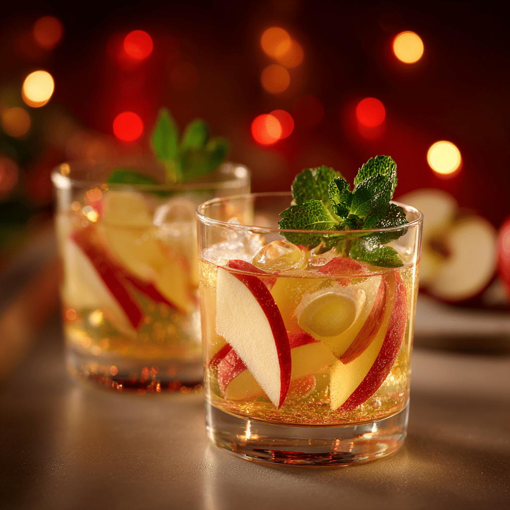 Spicy Ginger Peach Mocktail Recipe - Recipe Image