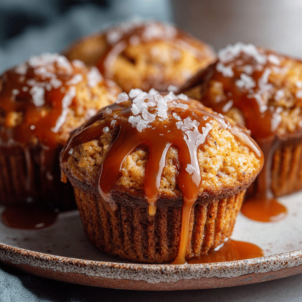 Vegan Salted Caramel Muffins Recipe - Recipe Image