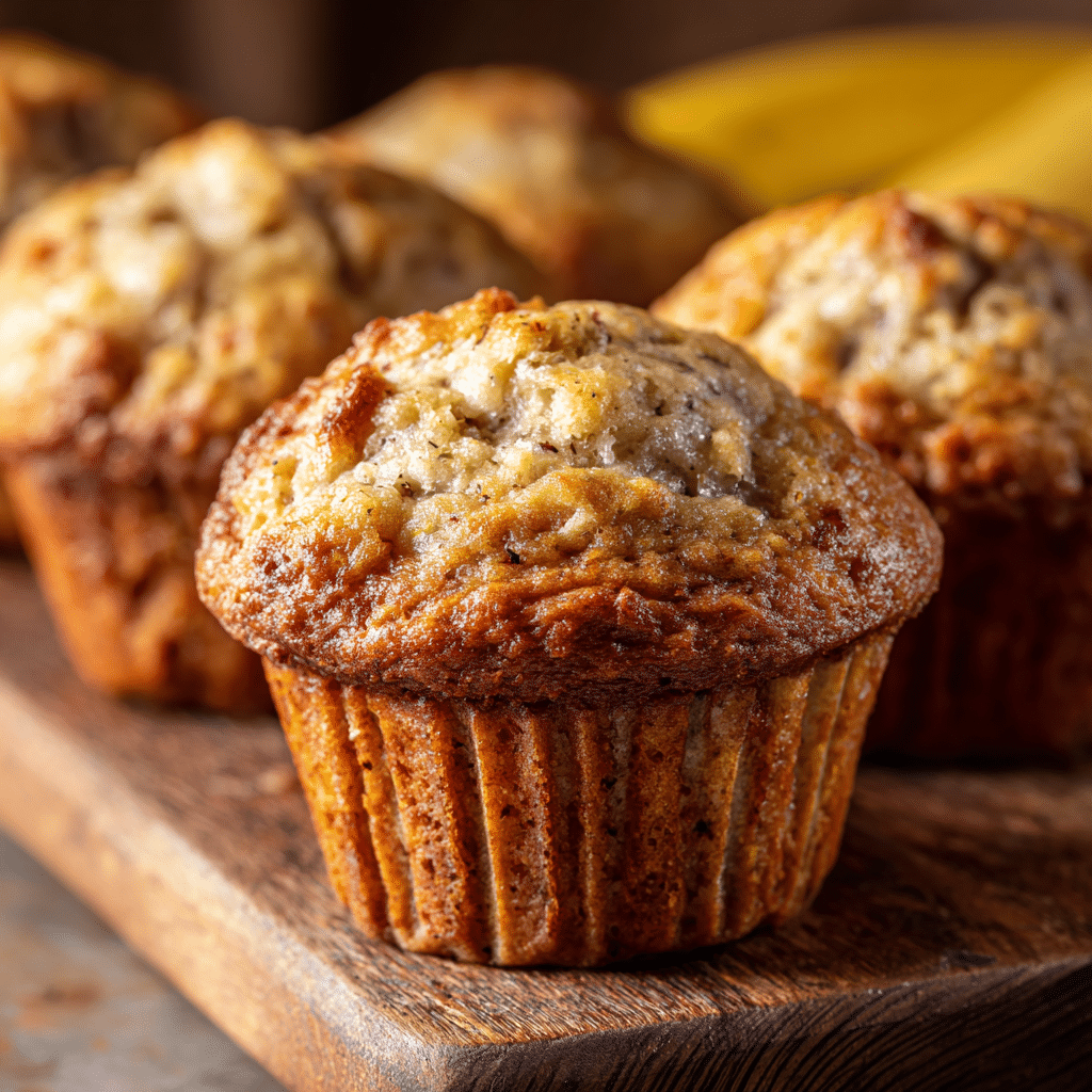 Vegan Banana Bread Muffins Recipe - Recipe Image