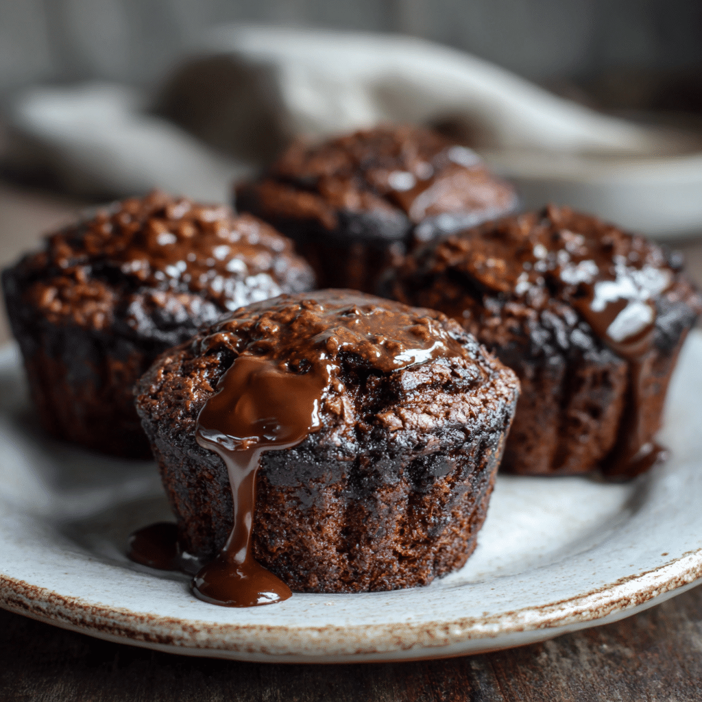 Easy Vegan Nutella Muffins Recipe - Recipe Image