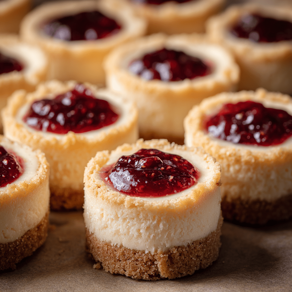 Mini Jamie Dodger Cheesecakes Recipe - Recipe Image