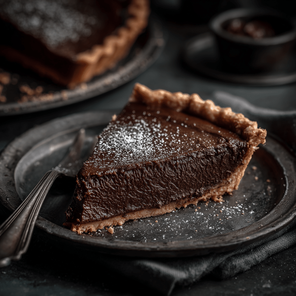 Vegan Chocolate Espresso Pie Recipe - Recipe Image