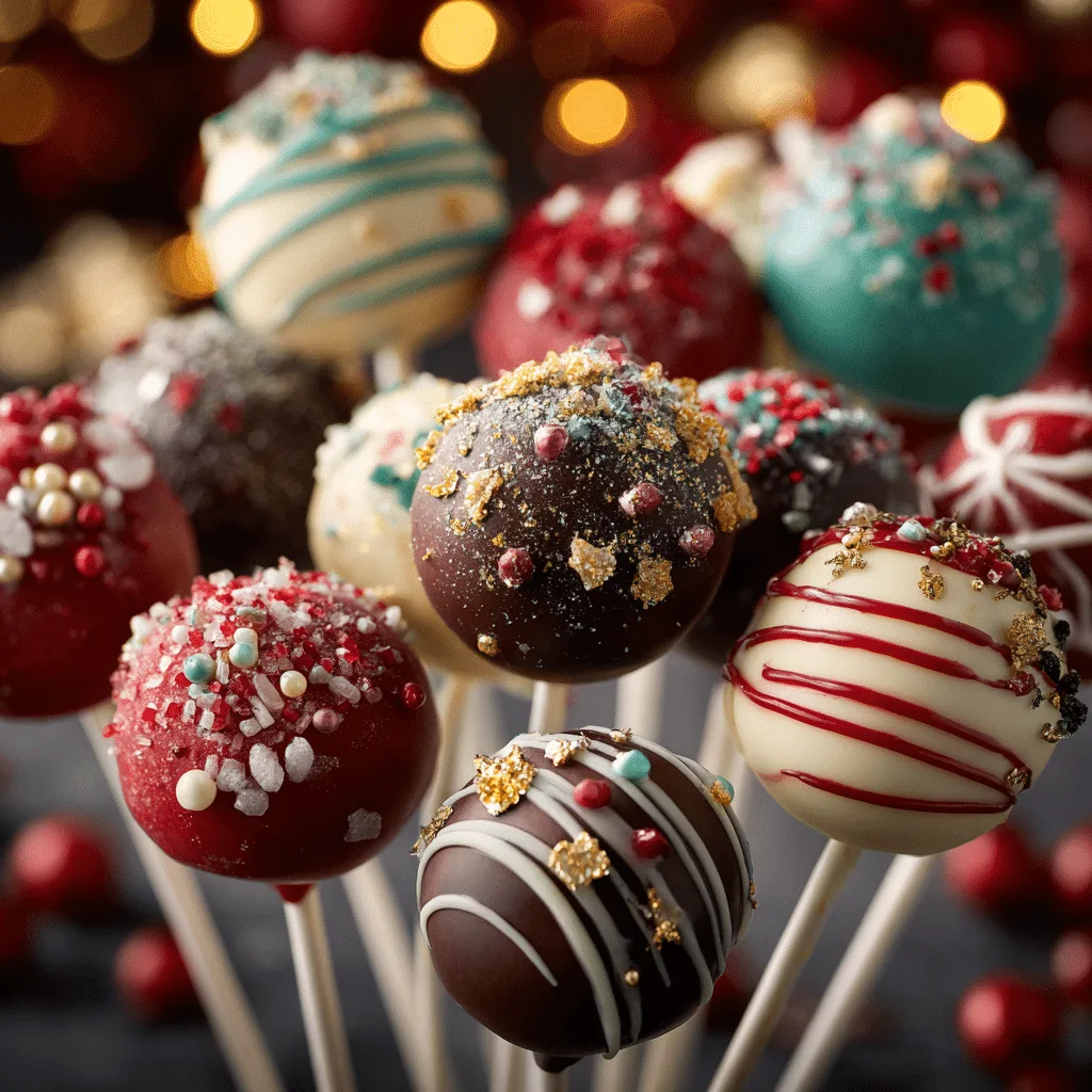 Christmas Cake Pops: 5 Sweet Ways to Spread Cheer Recipe - Recipe Image